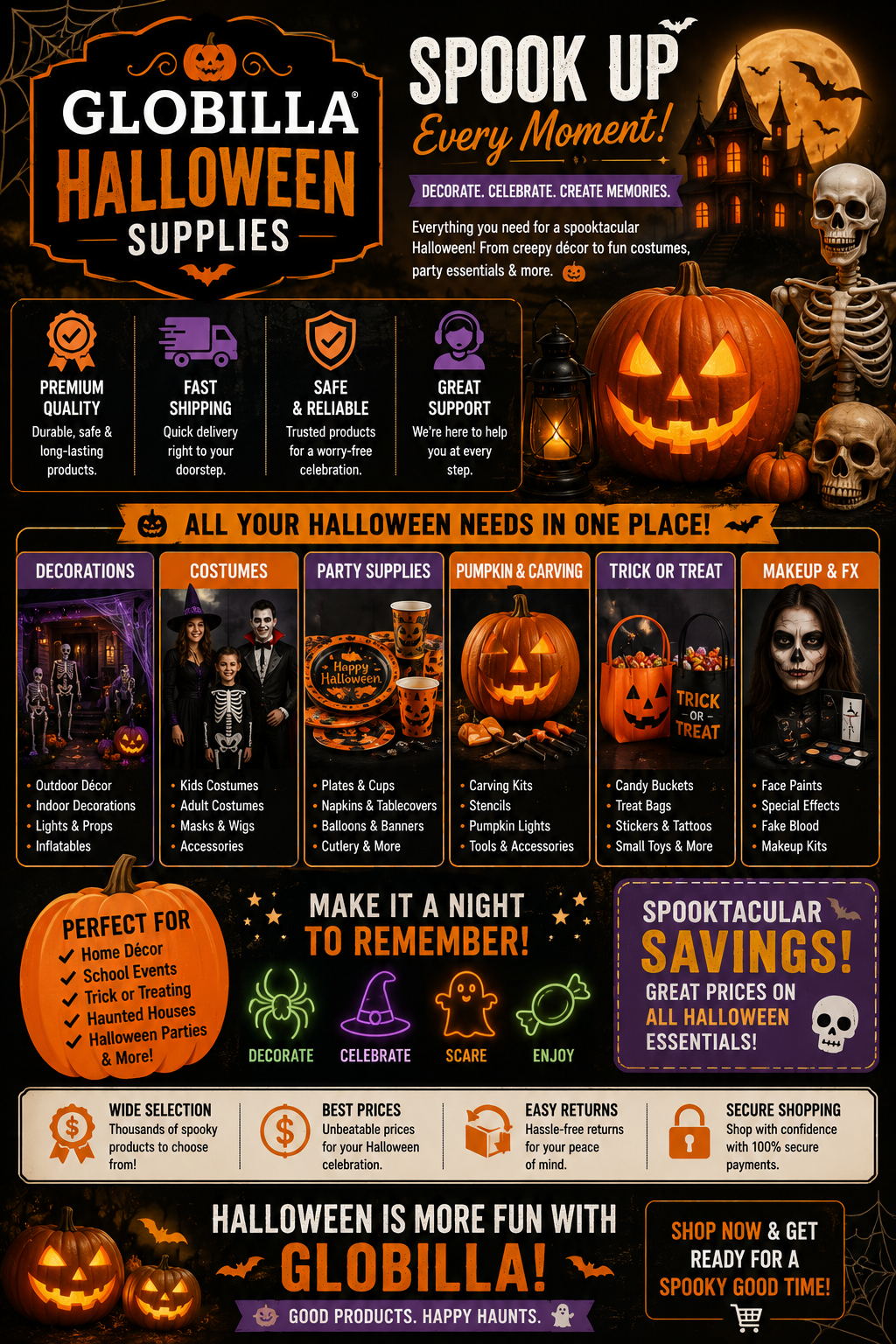 Halloween Supplies Collection