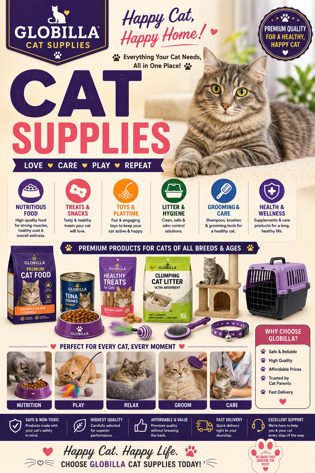 Cat Supplies Collection