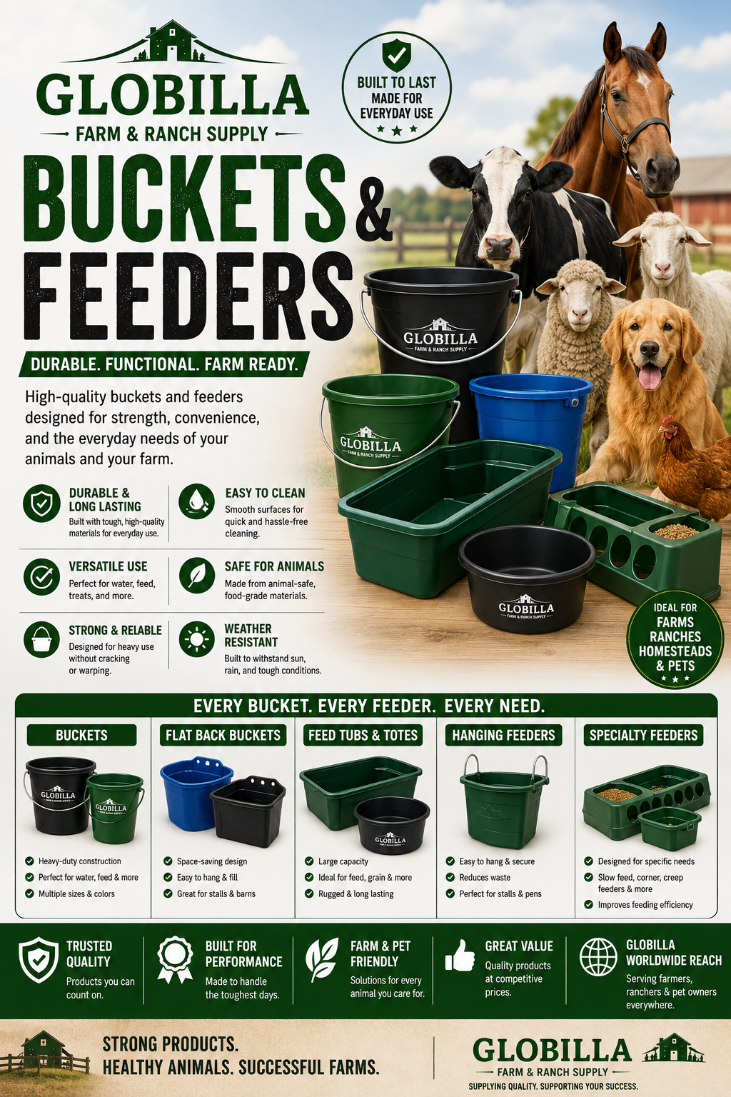 Buckets & Feeders