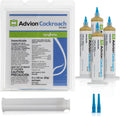 two pack-total 8 Tubes  Cockroach Gel Bait Plunger&Tips German Roach Insect Pest