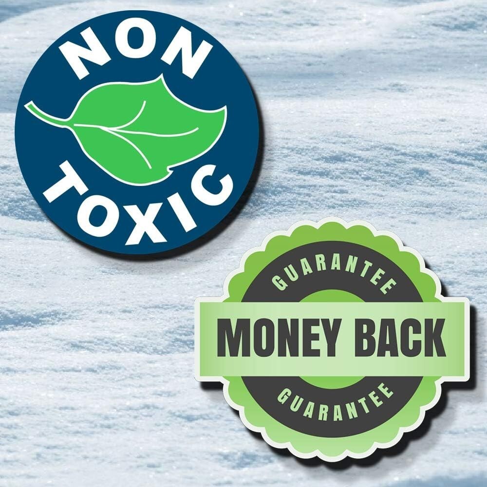 new Snow & Ice Melter Safe for Pets & Paws Contains No Toxic Chlorides