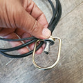7ft  Rooster Gallo Nylon Rubber Cord Combination Tie Cord with Oklahoma