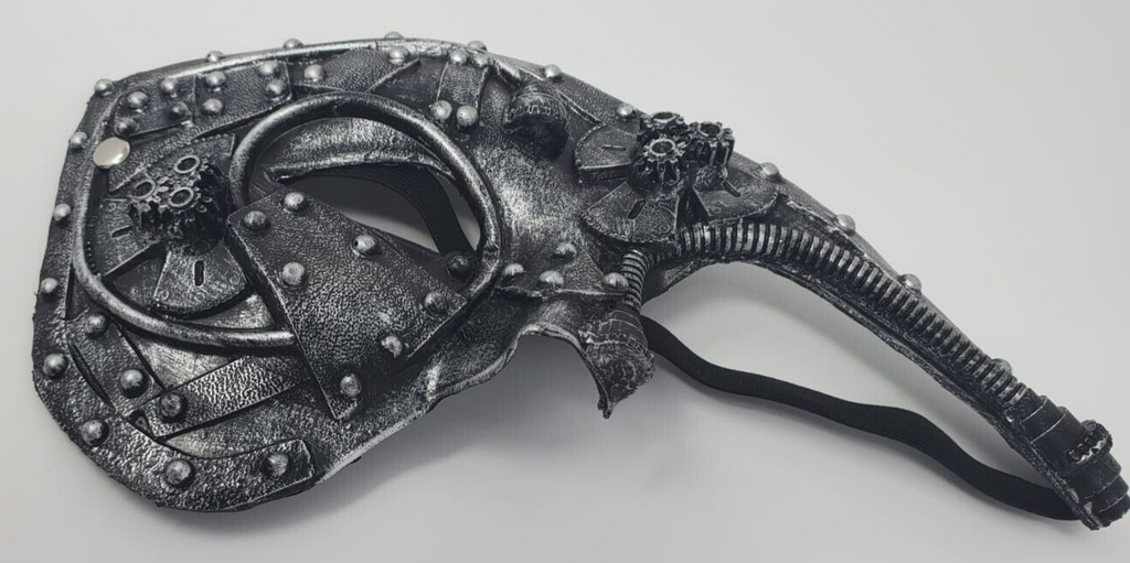 Halloween Mechanical Phantom Steampunk Masquerade Mask Gears Hardware