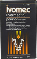 New 2.5 L POUR-ON Cattle Dewormer roundworms lungworms grubs horn flies sucking