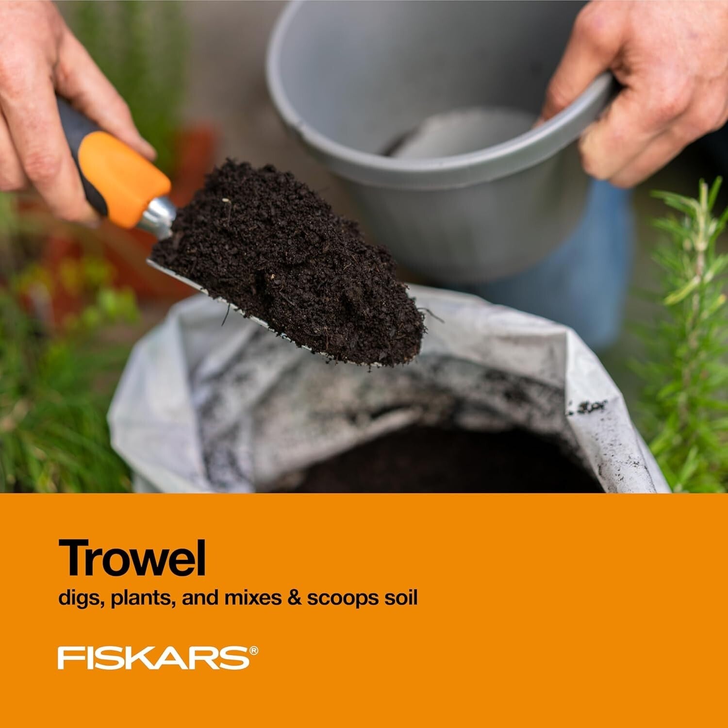 Gardening Tool Set 3 Pack Includes Rust Resistant Trowel Transplanter and Cul