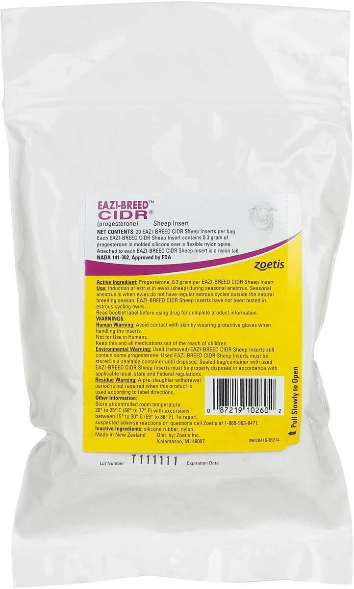 new Eazi-Breed CIDR Sheep Inserts 20ct