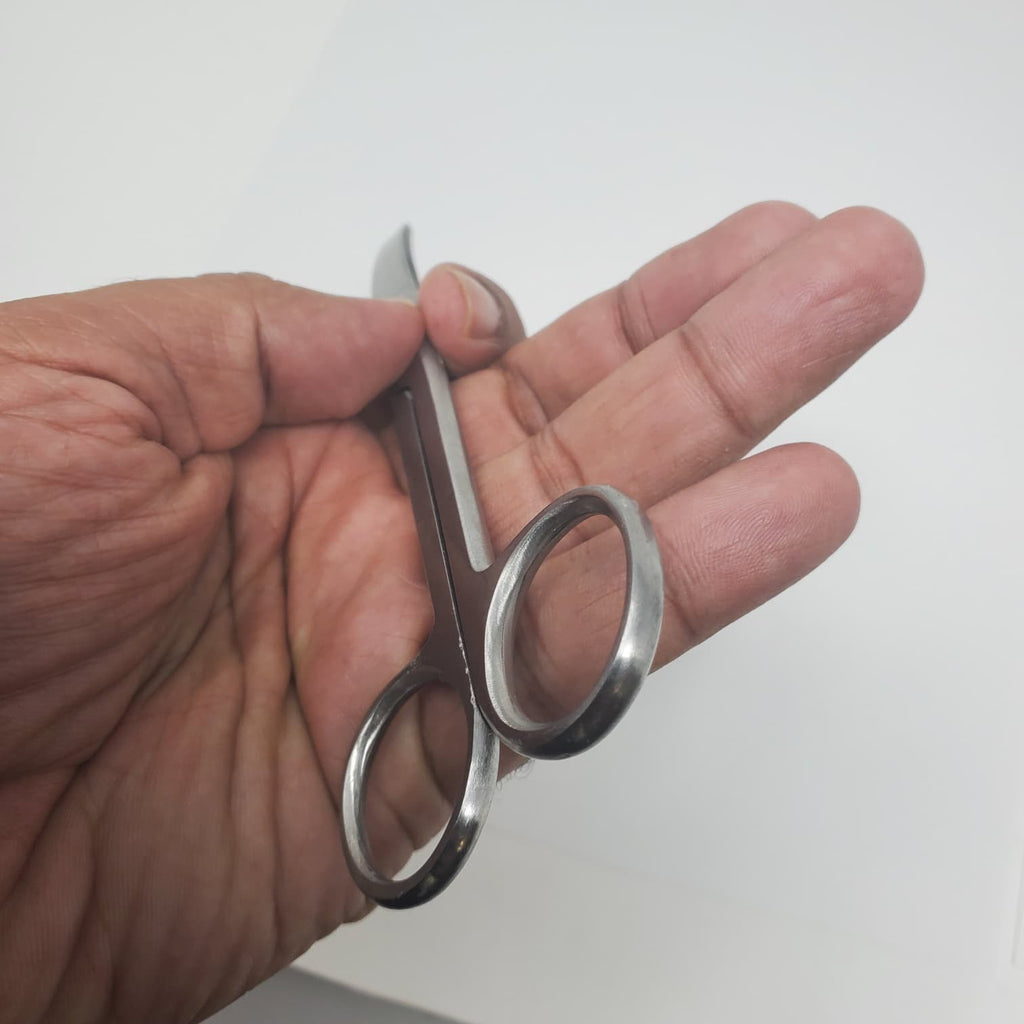 6.5" Curved Blade Stainless Steel Scissors  Tijeras de aseo y uso general para a