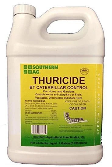 Thuricide BT Caterpillar Control  1 Gallon lepidoptera larve: caterpillars