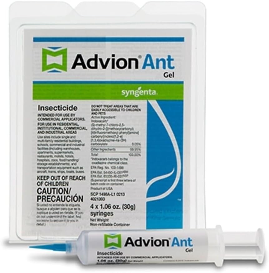 new Ant Gel Bait 8 Tubes x 30-Grams 2 Plunger 4 Tips Effective Ant Form Gel