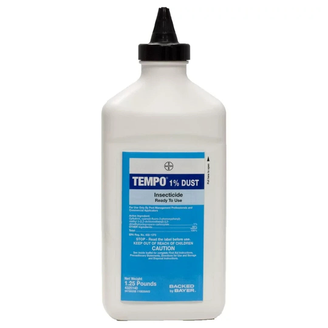 Tempo 1% Dust Kills Bedbugs and Roaches