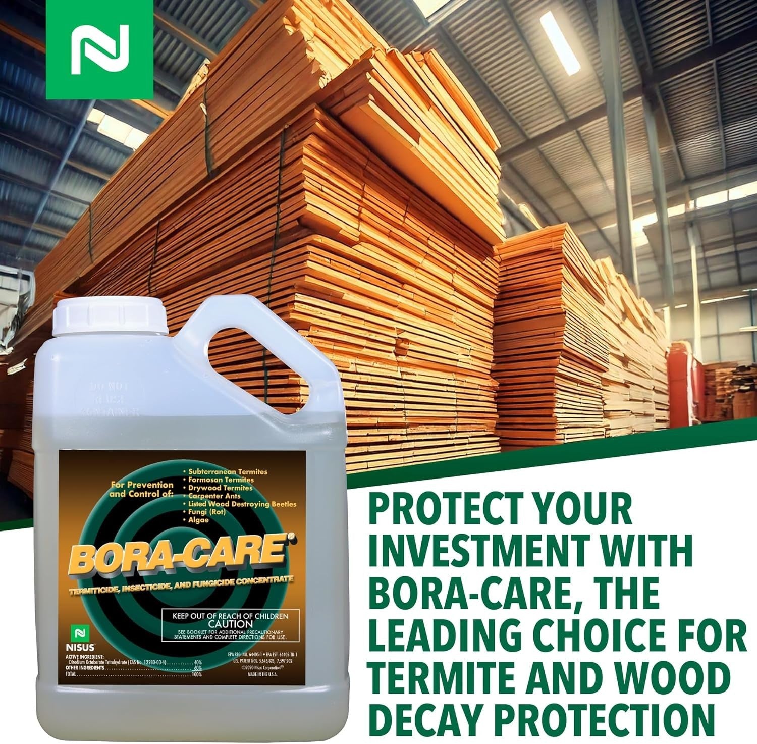 Bora-Care Termite Control BoraCare Termiticide & Borate Fungicide - 1 Gallon
