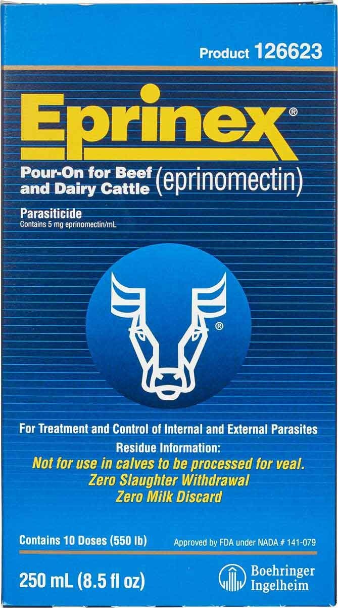 Eprinex Parasiticide Pour-on for Cattle  250Ml