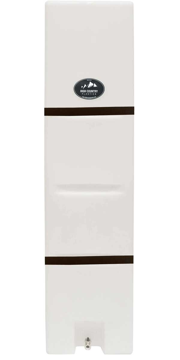 Horses Upright Water Caddy White 14 1/2" x 14 1/2" x 56" tall 25gallon & Stand