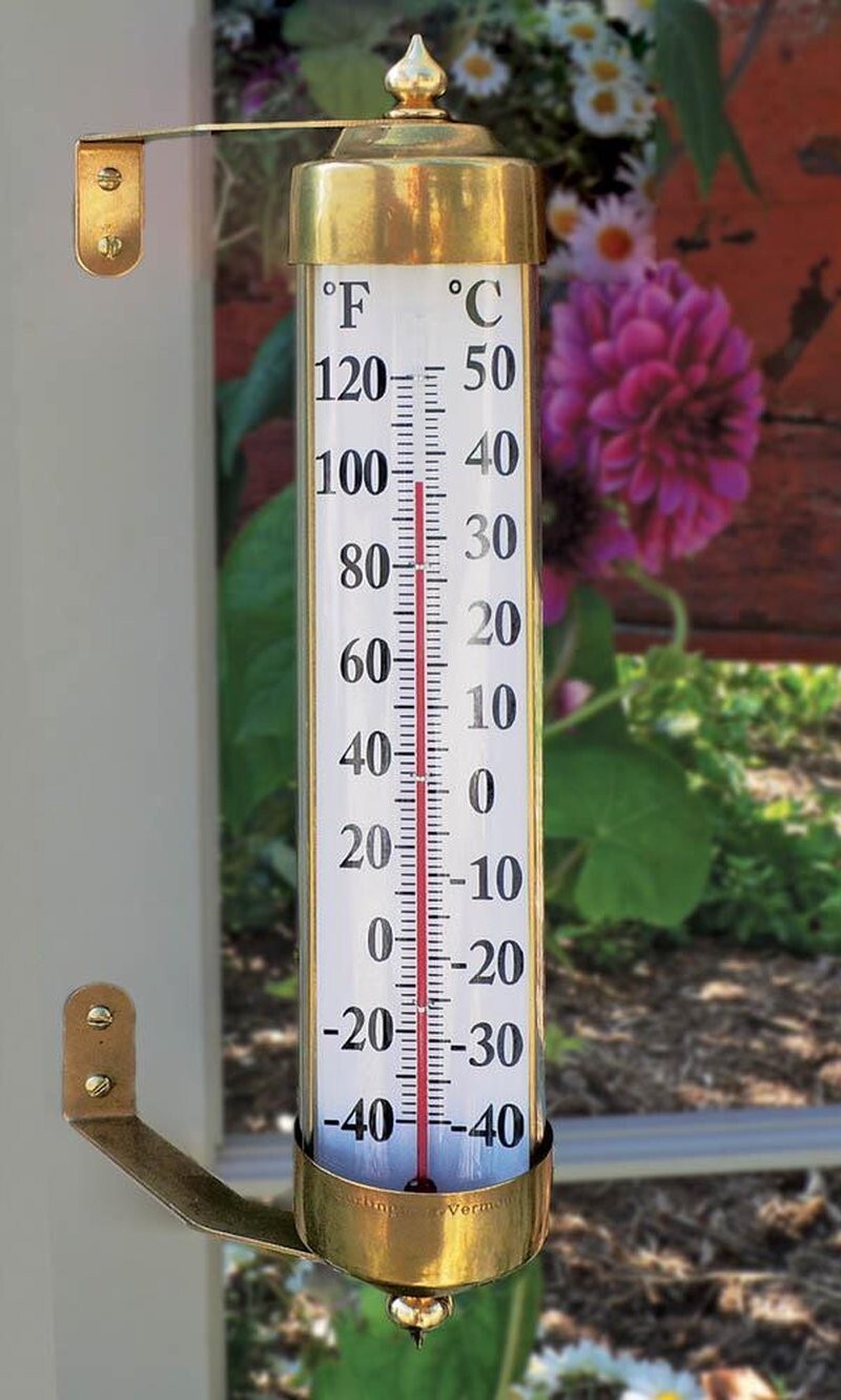 giant wall thermometer at your window or on your deck