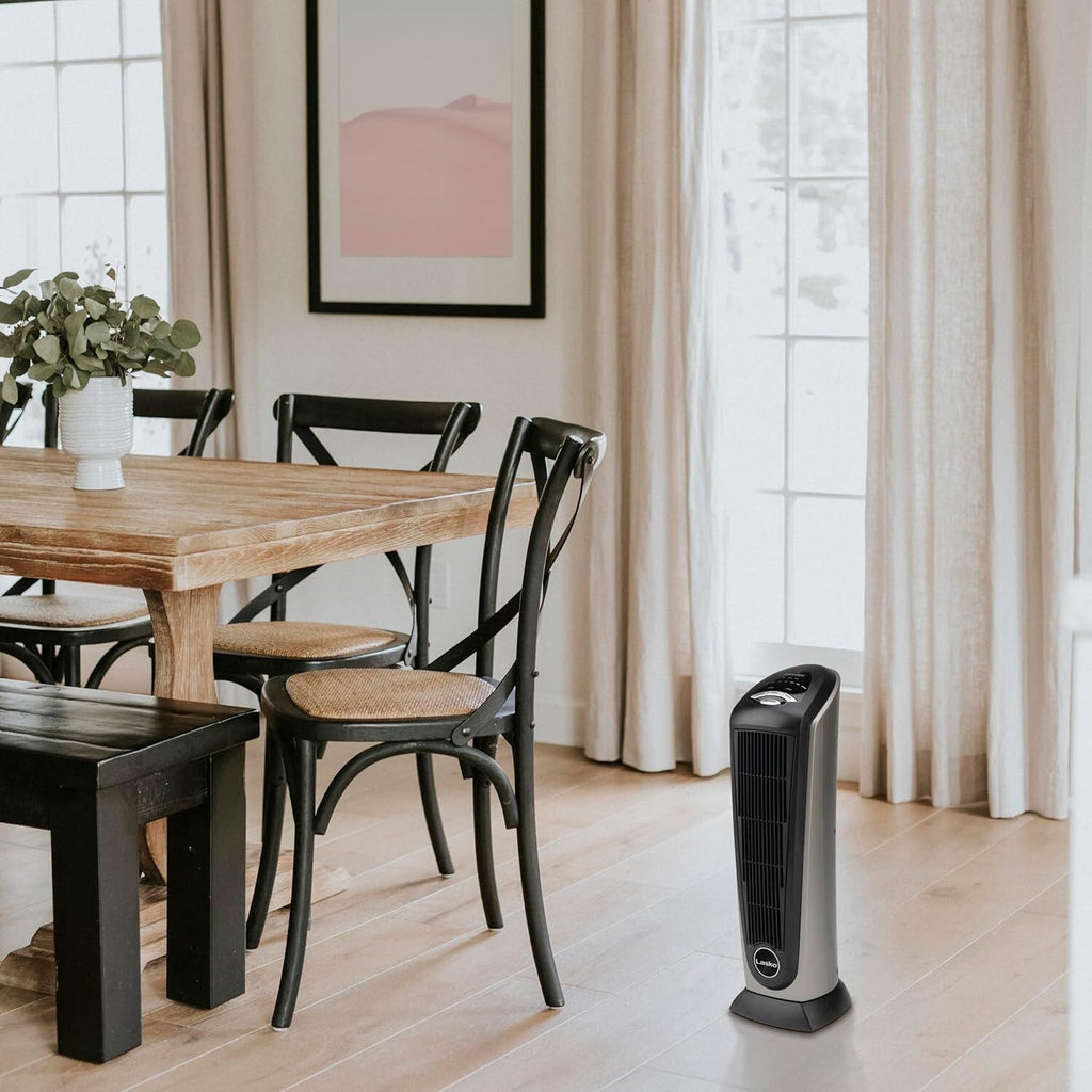 new Lasko 32" Ceramic Tower Space Heater with Timer Remote CT32791