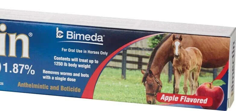 New three pack  In Box Paste Horse Dewormer Apple Flavor