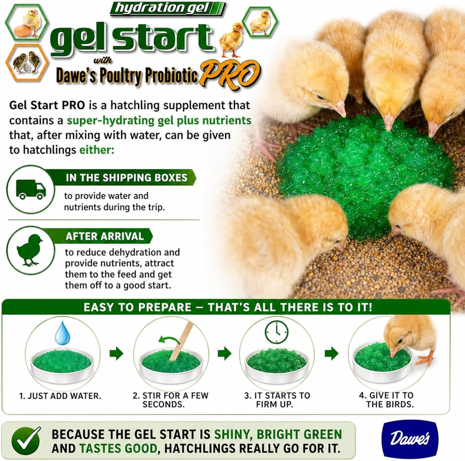 Hatchling Nutritional Gel 5 Pack Chick Poultry Hydration