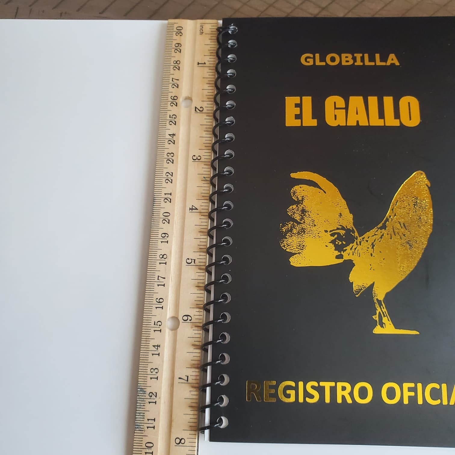 Rooster Breeding Record Book Spiral Bound Poultry Log Bilingual Chicken Register