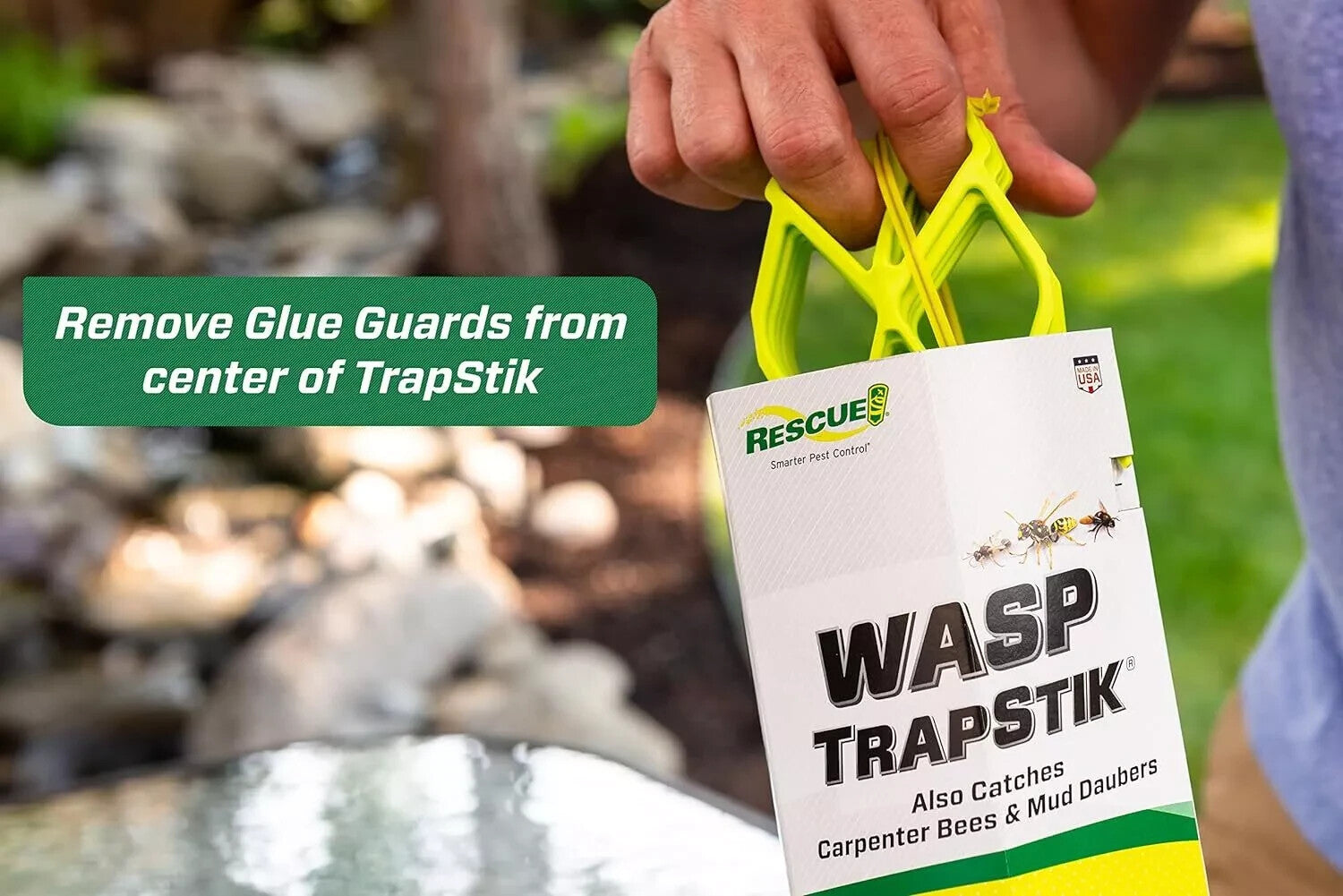 Wasp TrapStik Traps Wasps Mud Daubers & Carpenter Bees - 10 Traps
