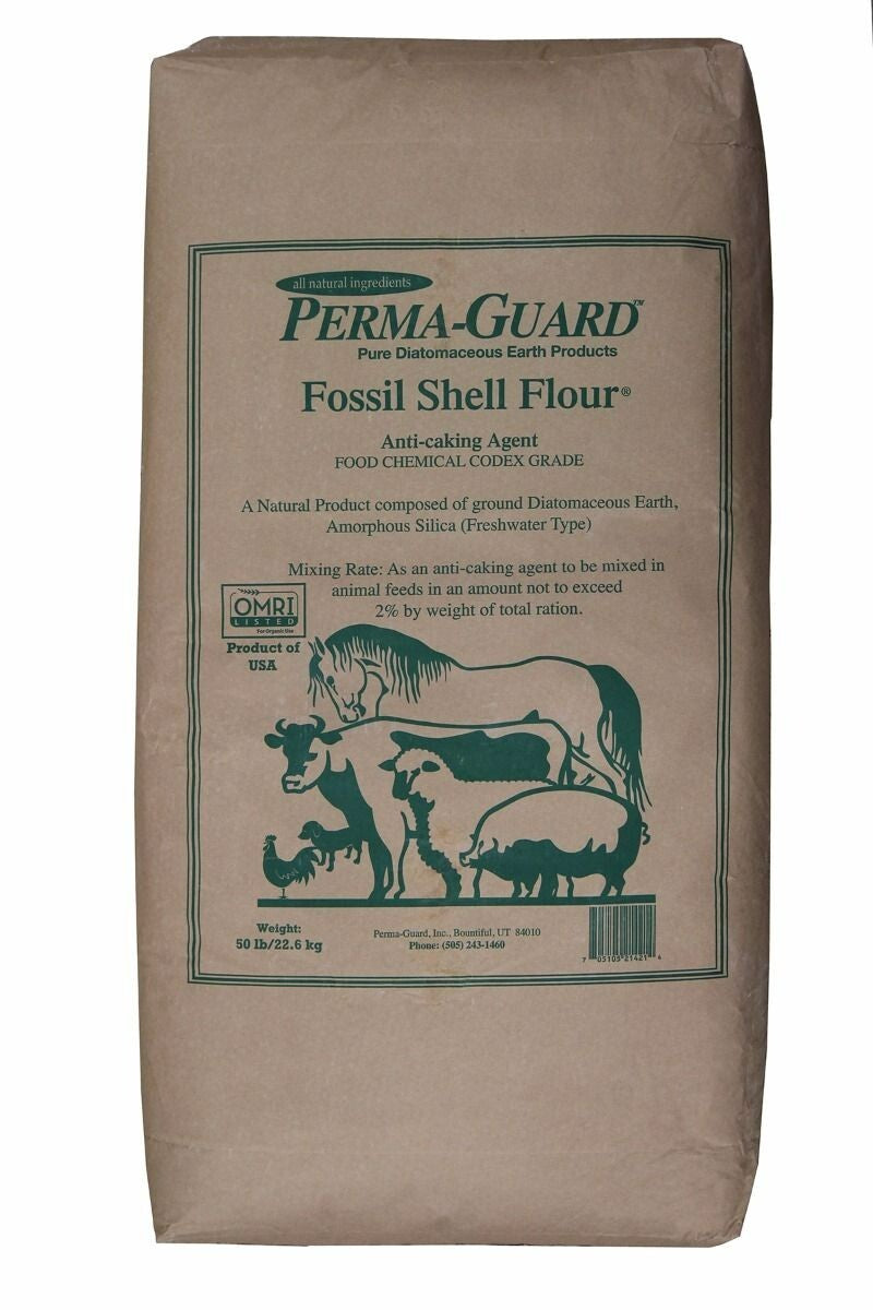 new PERMA-GUARD Fossil Shell Flour 50lb Bag