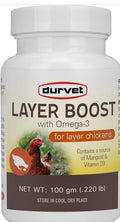 Durvet Layer Boost Omega-3 Supplement For Chickens 100Gm