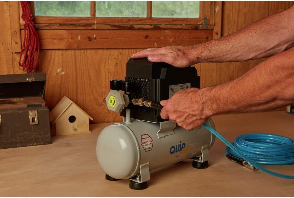 New 1/3 HP 2 Gallon Oil-Free Hotdog Air Compressor