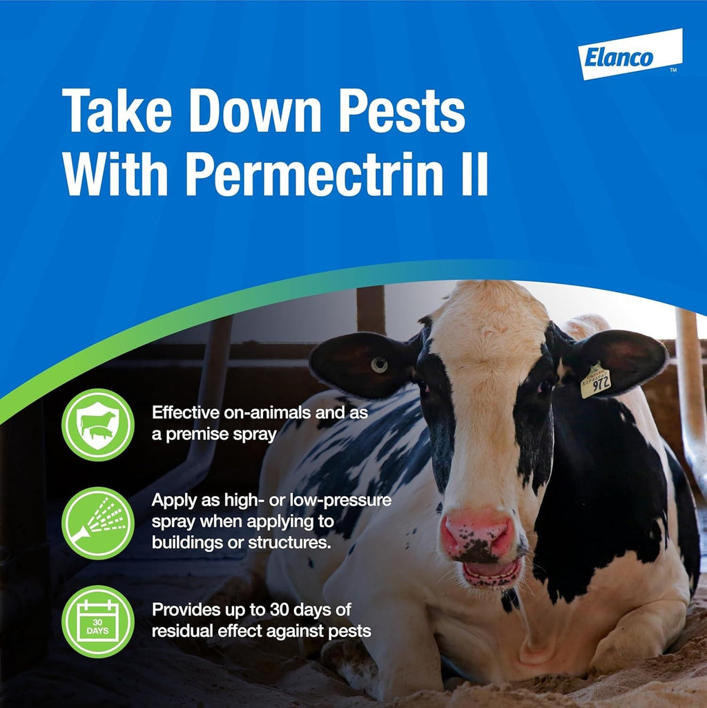 Permectrin II 32oz Animal & Premises Concentrate EPA Reg #11556-166