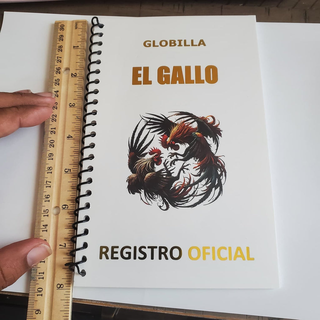GLOBILLA Rooster Breeding Record Book Poultry Log Spiral Bound Chicken Register