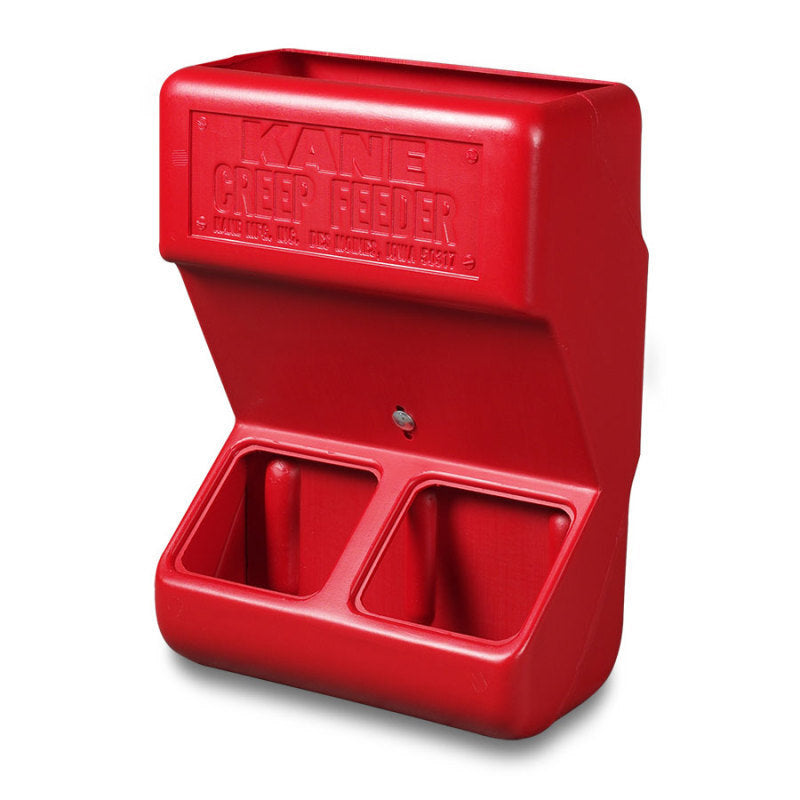 Creep Feeder- 2-hole for Baby Pig, Goat, Sheep Non-rusting HDPE