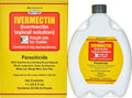 Durvet POUR-ON CATTLE COW DEWORMER  For roundworms lungworms grubs lice 1 Liter