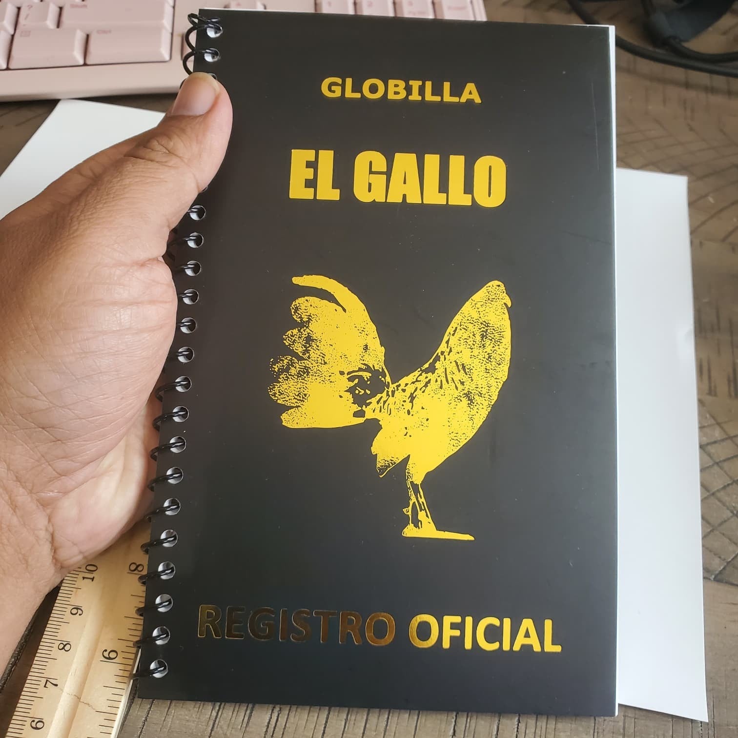 GLOBILLA Rooster Breeding Record Book Poultry Log Spiral Bound Chicken Register