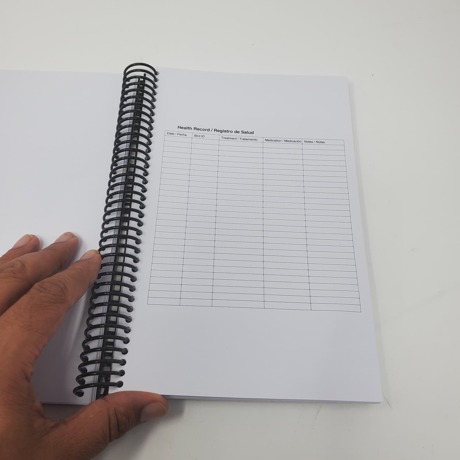 Poultry Breeder Record Book / Registro de Criador de Aves | 42 Sheets Log Book