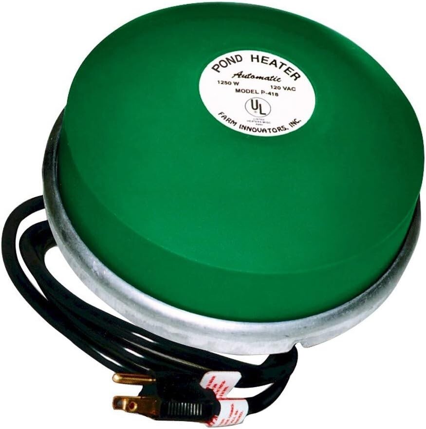 Cast Aluminum Floating Outdoor Pond De Icer Farm Innovators 1250 Watts 7.5 Inch