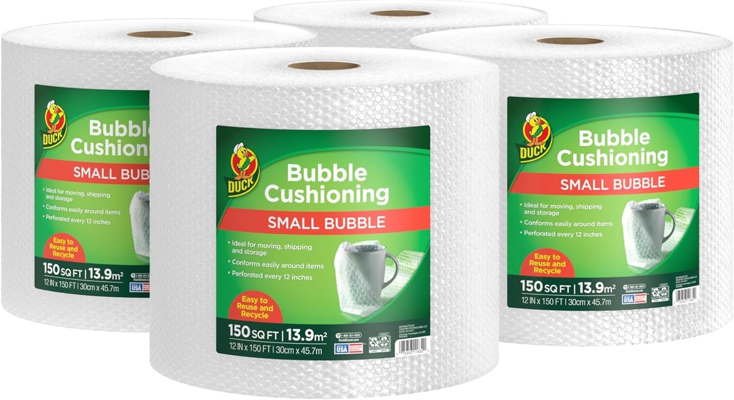 new Best Bubble Wrap Roll Original Bubble Cushioning Wrap Packing Shipping New