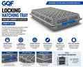 GQF Locking Hatching Tray 3302 for Cabinet Egg Incubator Poultry Hatchery