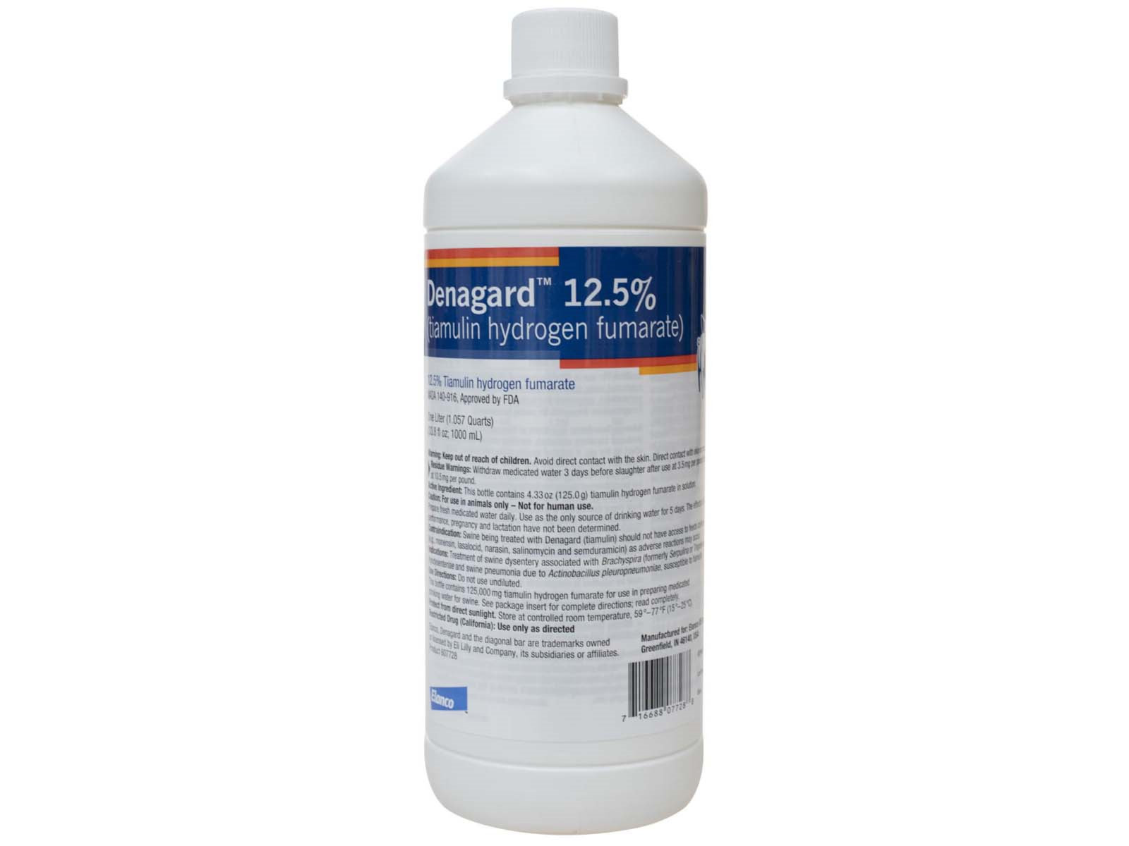 Denagard Liquid Concentrate 1 Liter Swine Dysentary Pigs tiamulin