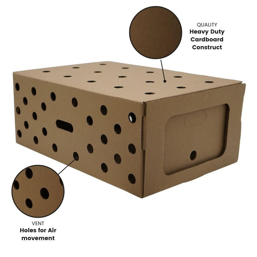 new Quick fill Cardboard transport crate-Pack of 5 gamebirds chickens Pheasant