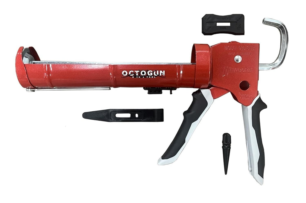Newborn Octogun 930-GTD Drip-Free Caulking Gun - Gator Trigger Grip | Fits 1/10