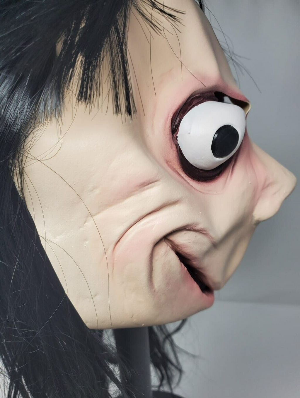 Momo Halloween Costume Mask Challenge Meme Latex MOMO Horror Party Mask Momo Hal