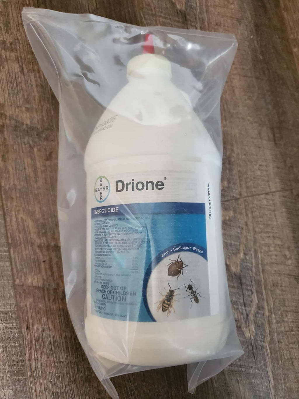 Drione Dust 1 lb Bottle Ants Bees Bed Bugs Lice Fleas Beetles Cockroaches Ticks