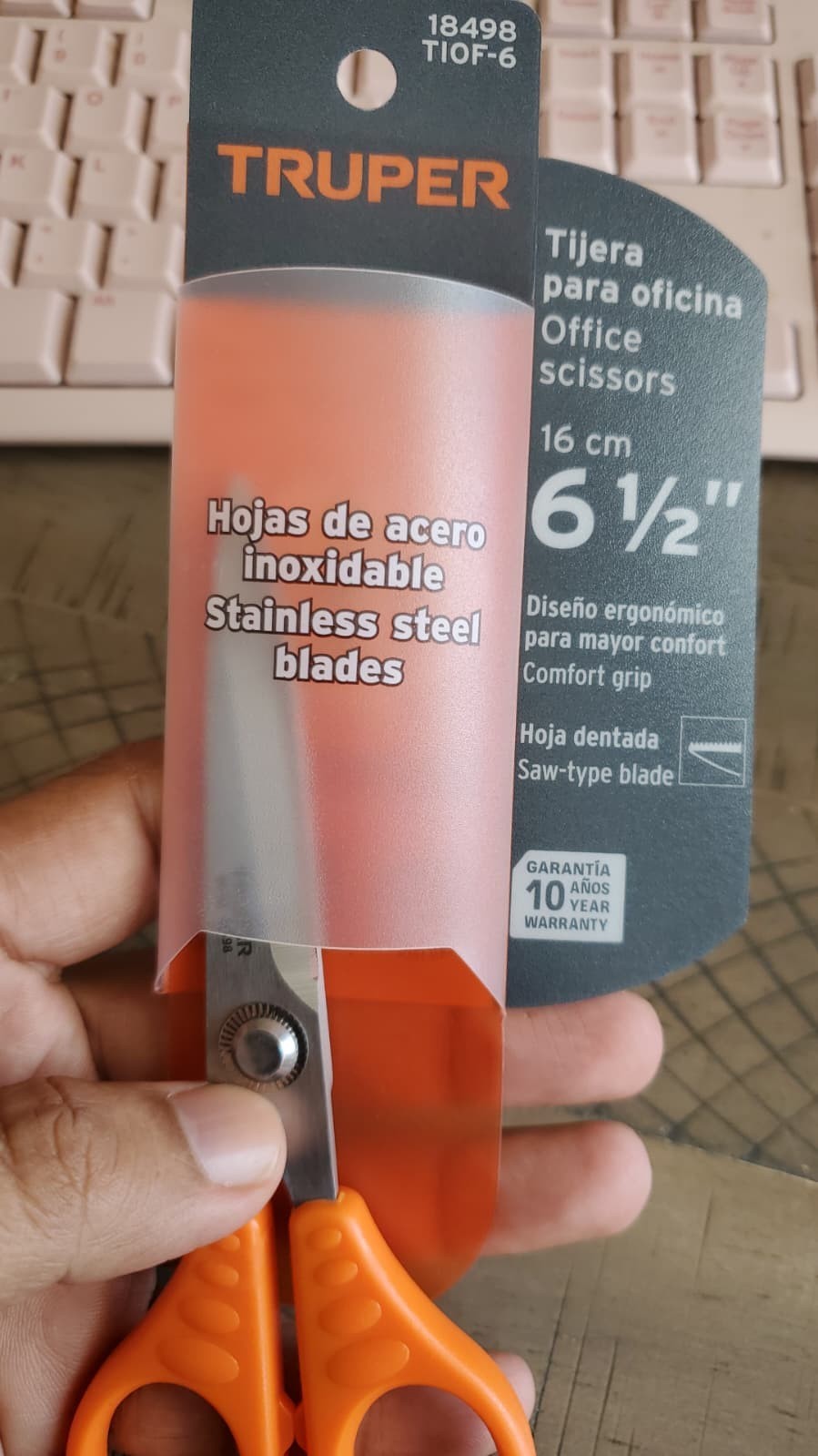 setTruper Stainless Steel Dubbing Scissors 5 1/2 “  & 6 1/2" Tijeras para Gallos
