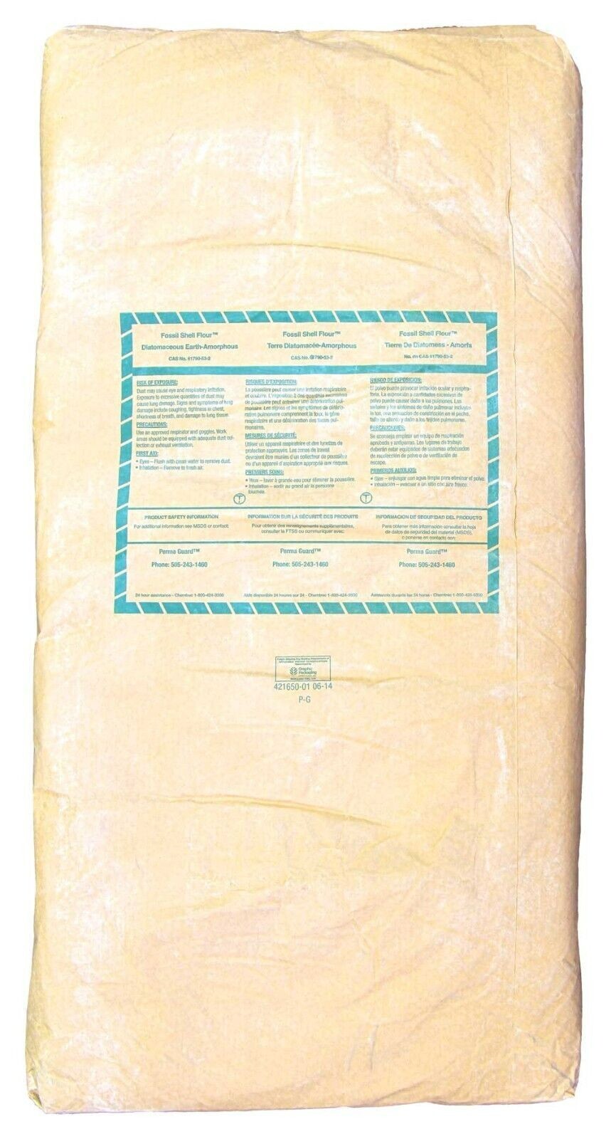 new PERMA-GUARD Fossil Shell Flour 50lb Bag