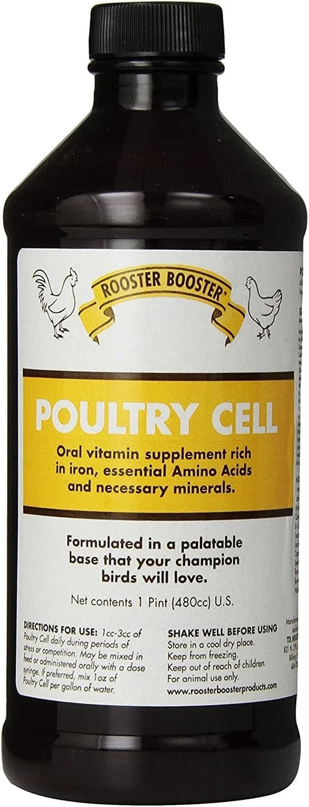 Poultry Cell, 16-Ounce bio-available vitamin and mineral supplement
