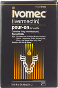 new pouron Cattle Dewormer roundworms lungworms grubs horn flies sucking 1 Liter