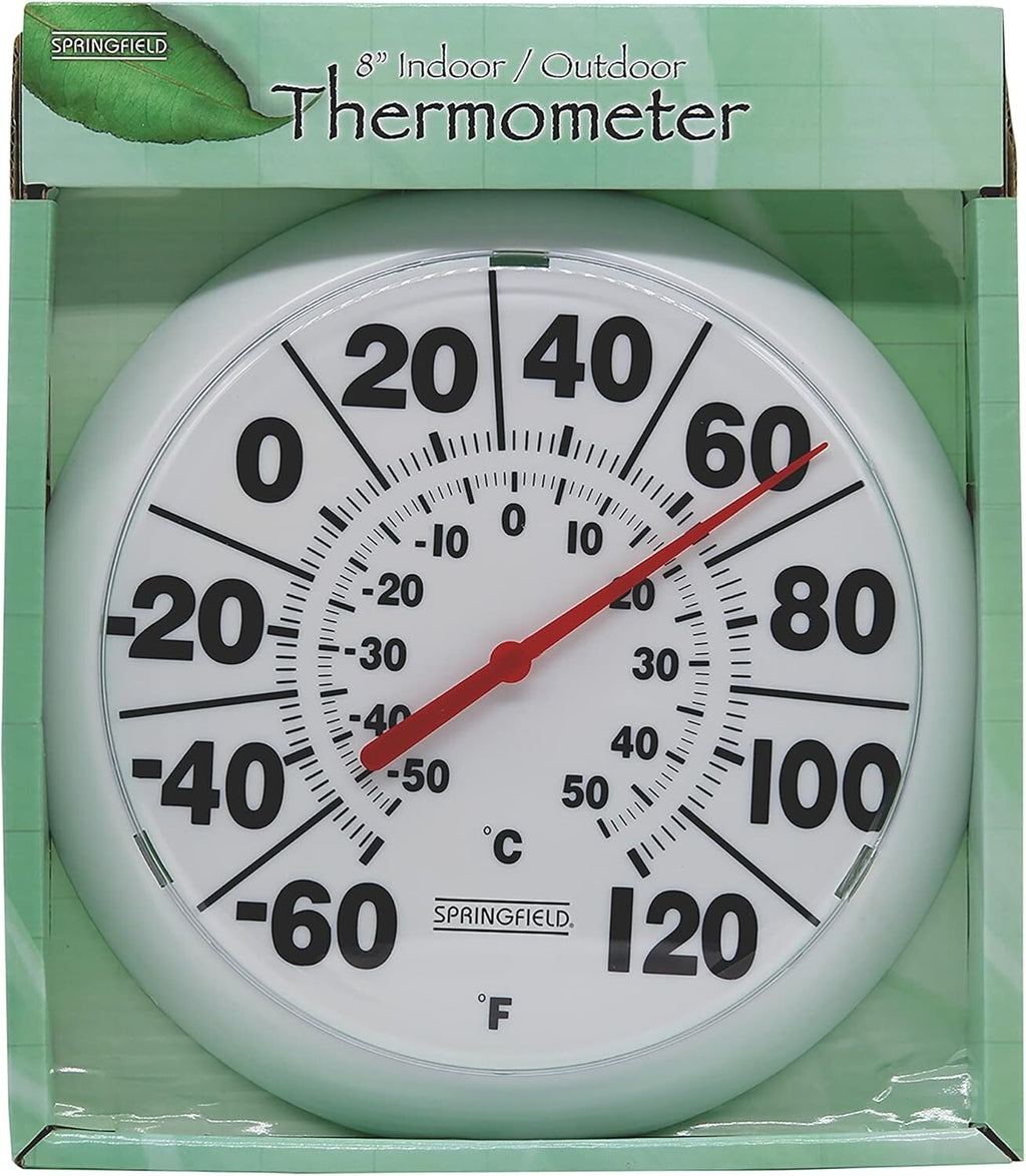 Springfield Indoor Outdoor Big and Bold Dial Thermometer Wireless Thermometer