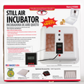 Little Giant 9300 Digital Still Air Incubator w/ LCD Display for 41 Eggs, White