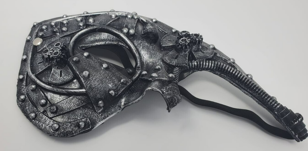 Halloween Mechanical Phantom Steampunk Masquerade Mask Gears Hardware