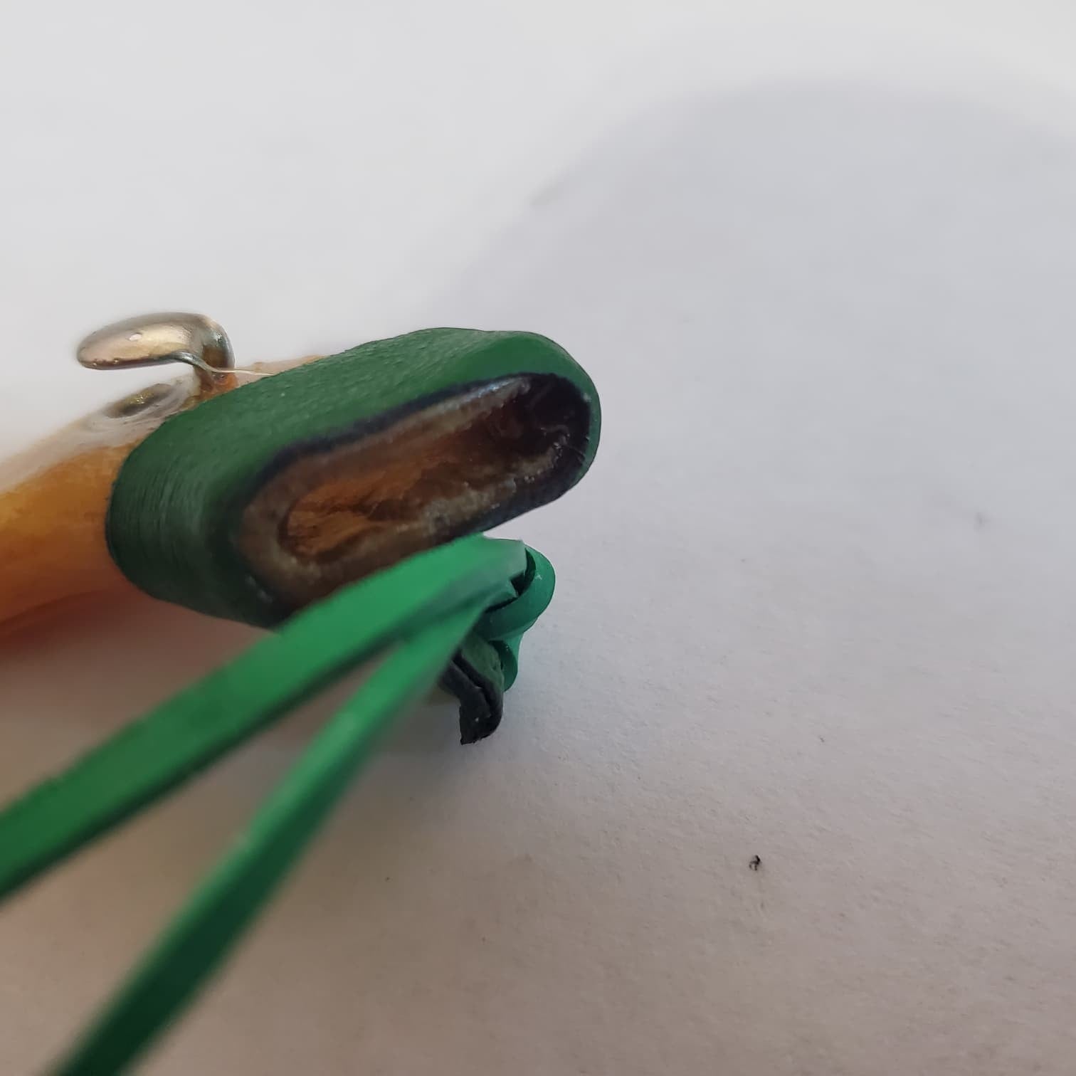 short cover rawhide  rubber band fastener  Mexican-style