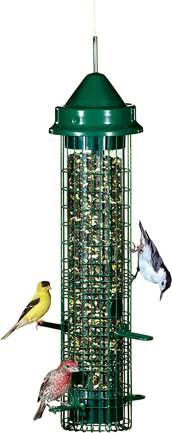 Squirrel Buster Classic Squirrel proof Bird Feeder w/4 Feeding Ports 2.4-pound