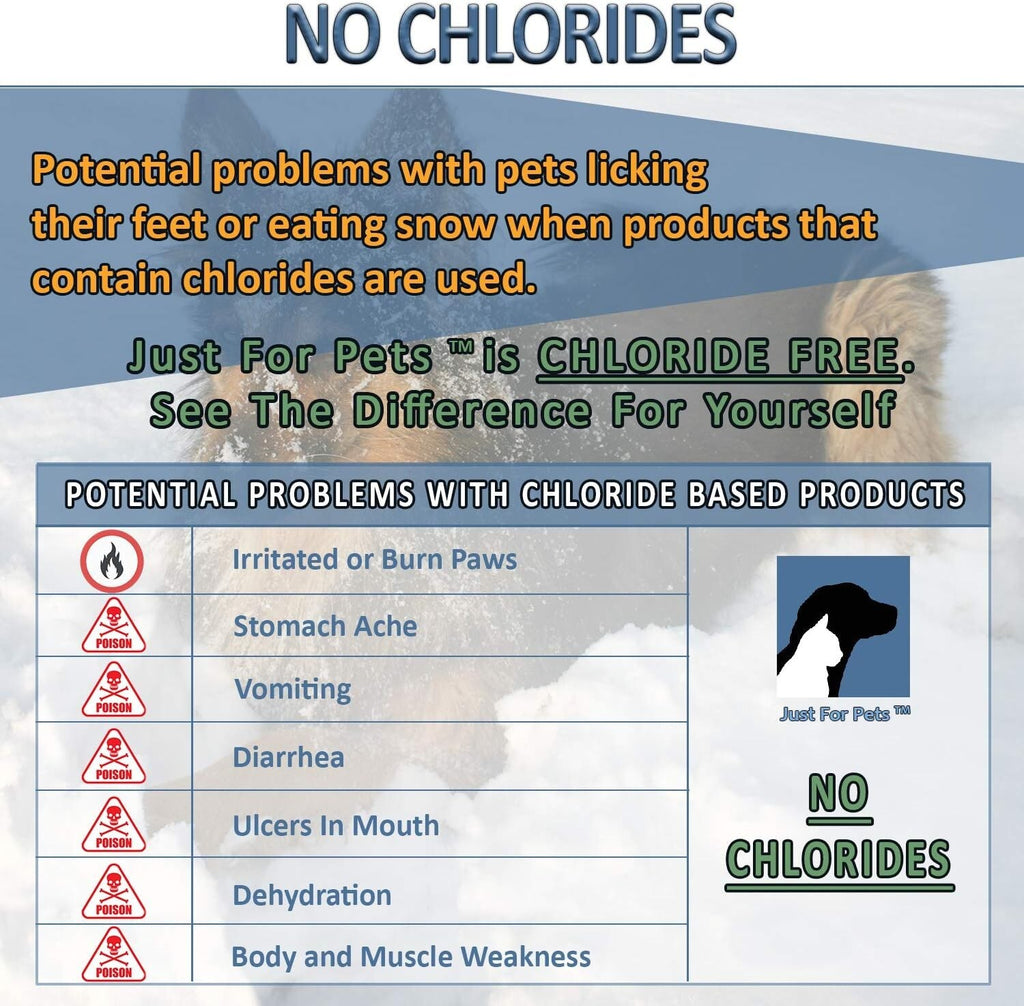 new Snow & Ice Melter Safe for Pets & Paws Contains No Toxic Chlorides